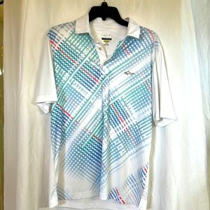 Men’s Greg Norman gold shirt